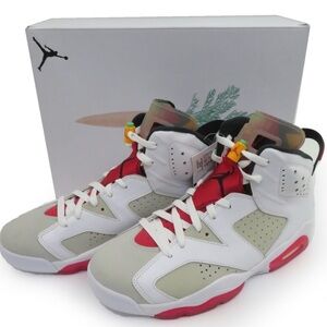 Jordan Sneakers White and Red